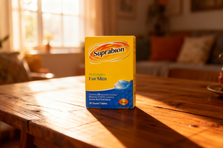 روزانه یک عدد قرص سوپرابیون آقایان همراه با غذا مصرف شود